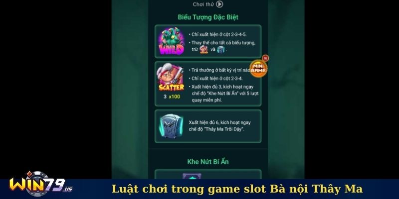 Luật chơi trong game slot Bà nội Thây Ma