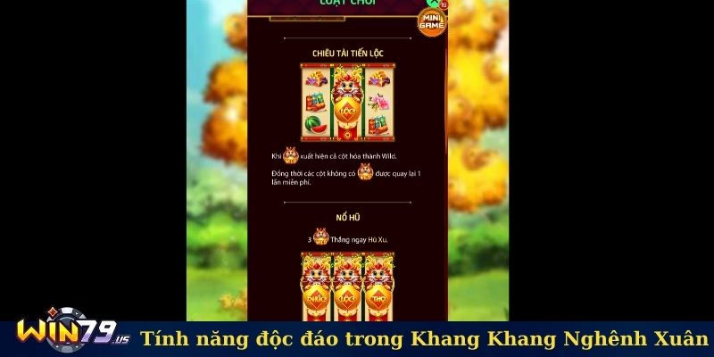 Tính năng độc đáo trong Khang Khang Nghênh Xuân