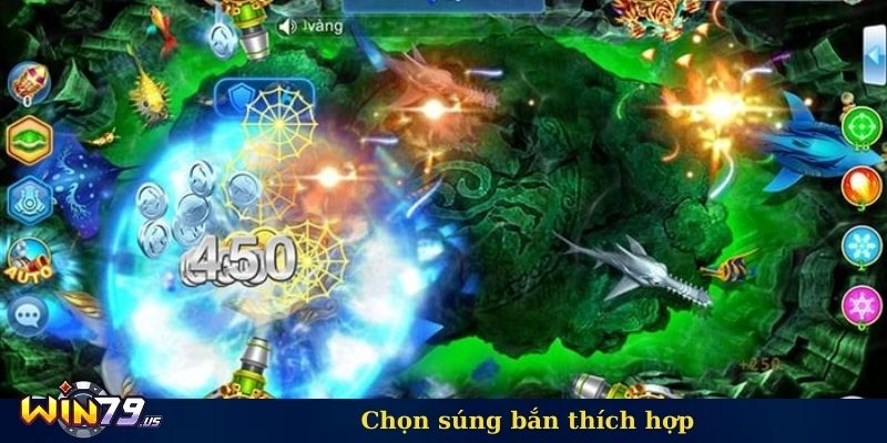 Chọn súng bắn thích hợp