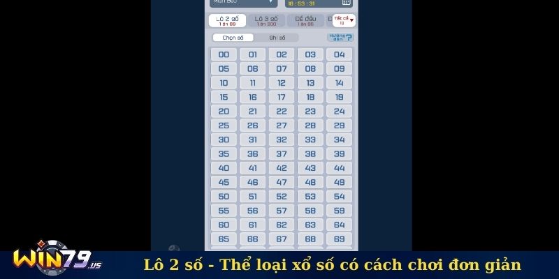 Lô 2 số - Thể loại xổ số có cách chơi đơn giản