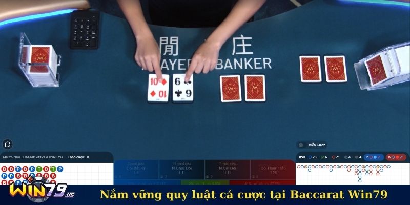 Nắm vững quy luật cá cược tại Baccarat Win79