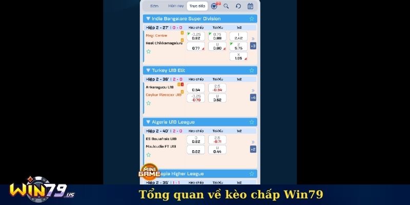 Tổng quan về kèo chấp Win79