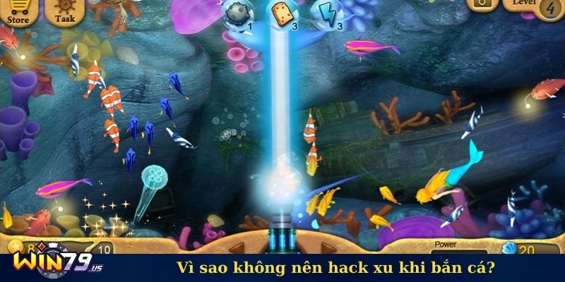 Vì sao không nên hack xu khi bắn cá?